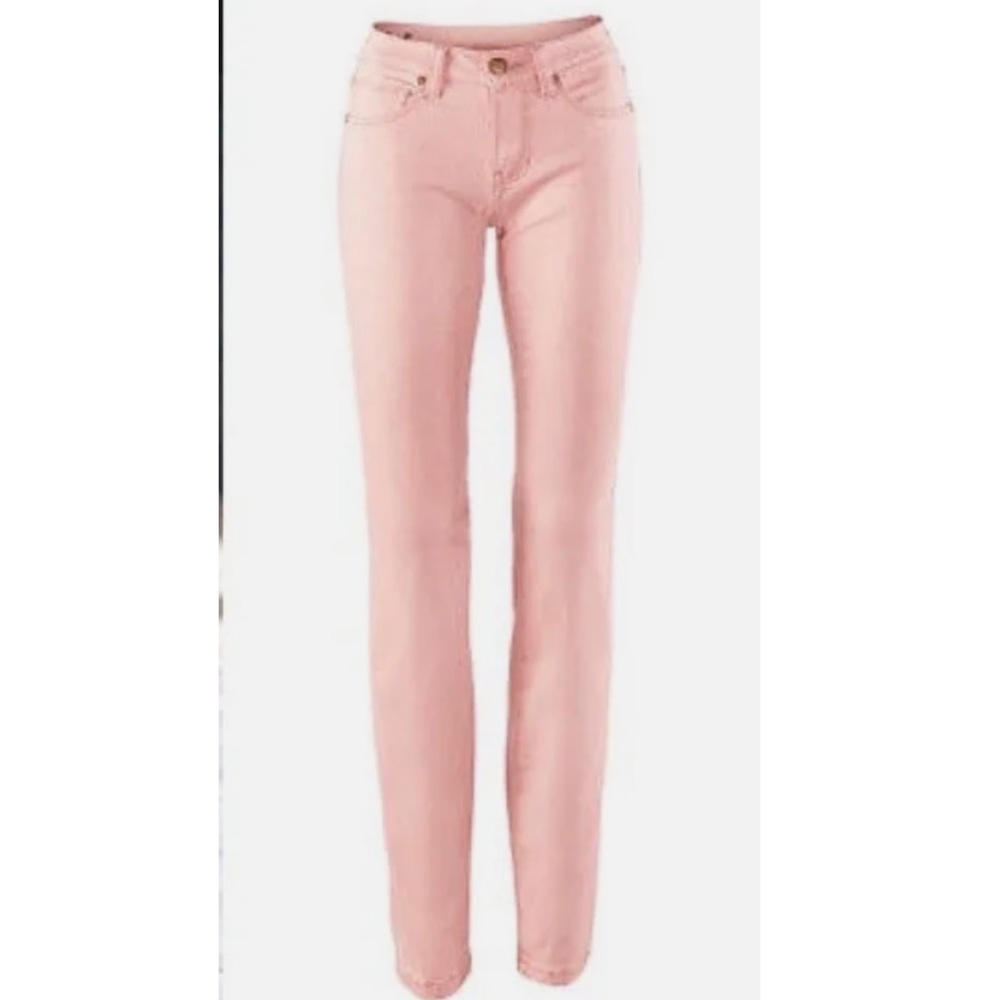 Cabi 00 nectar skinny jeans, pink stretch